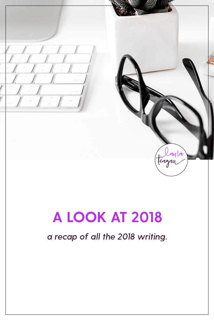 A look at 2018: the Writing Recap